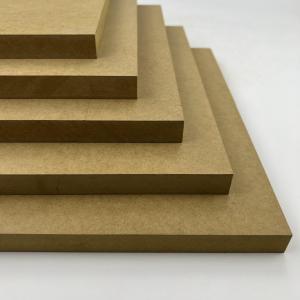 Wholesale 1220x2440mm MDF Wood Board Heat Resistant E1 Glue For Construction from china suppliers