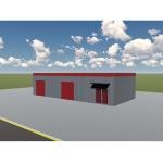 Ub En Standard Industrial Prefab Buildings , Multi Story Steel Building