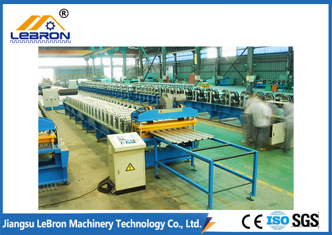 380V / 50Hz / 3PH Corrugated Iron Roofing Sheet Making Machine Long Time Service