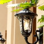 Glass outdoor waterproof wall lamp decoration villa courtyard garden outdoor
