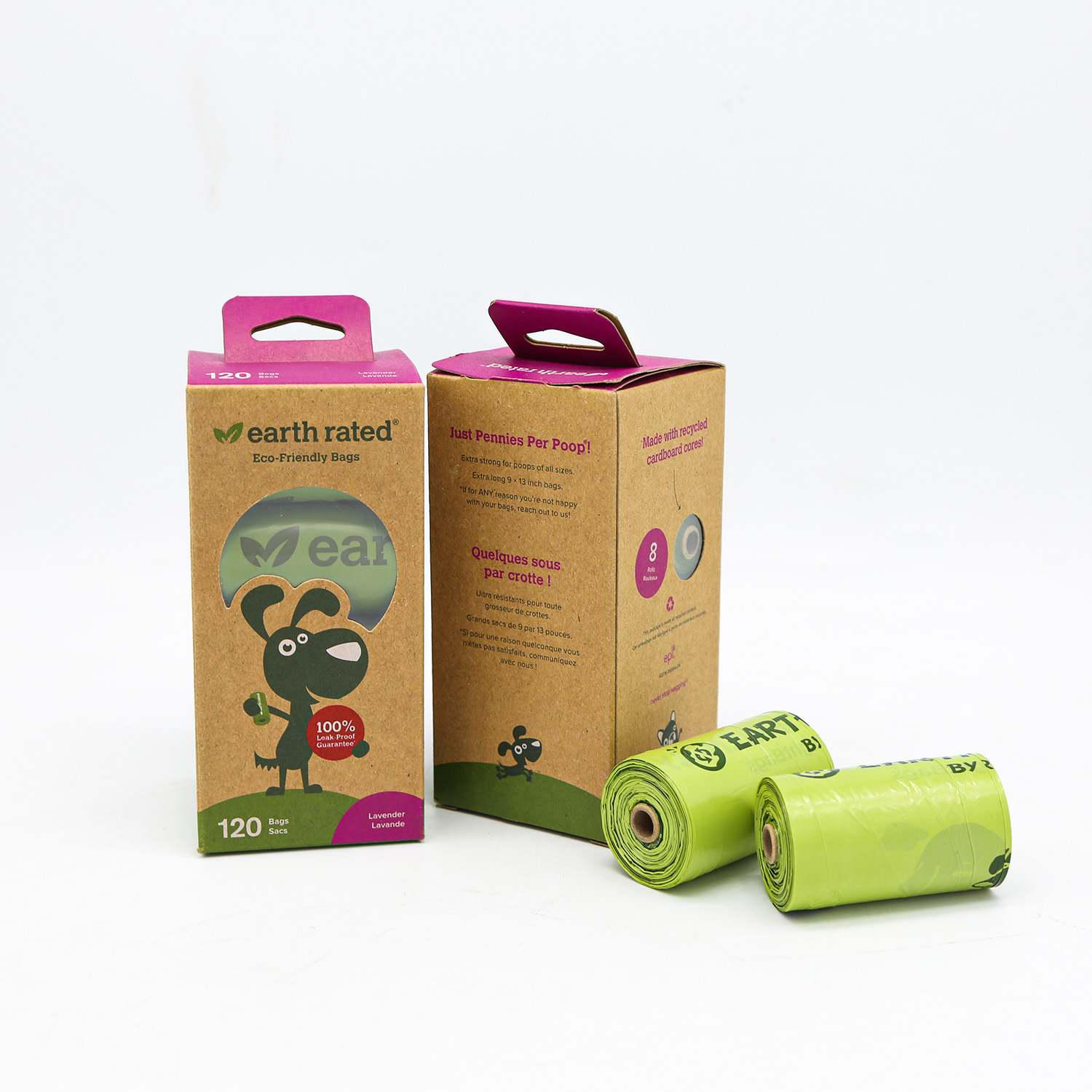 Eco-Friendly Compostable Biodegradable Plastic dog poop bags