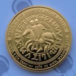Fake gold/silver Masonic Knights Templar coin /Red Cross coin