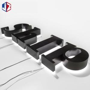 Wholesale Waterproof LED Backlit Signage Acrylic Black Titanium For Logo from china suppliers