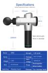 Mini Vibration Electric Headphones Deep Muscle Massage Gun Body Massager
