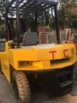 TCM FD100 Used All Terrain Forklift , 10 Ton Industrial Forklift Truck