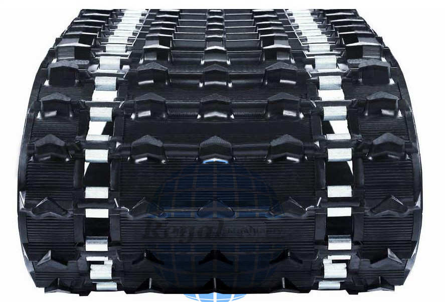 Snowmobile rubber track/ snow blower for mini excavator accept customized all model and sizes