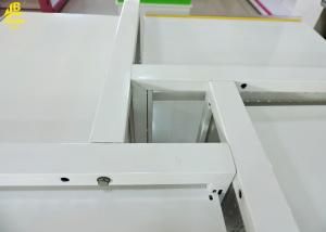 Wholesale Durable Supermarket Storage Racks Four Side White Color Easy Assembly from china suppliers