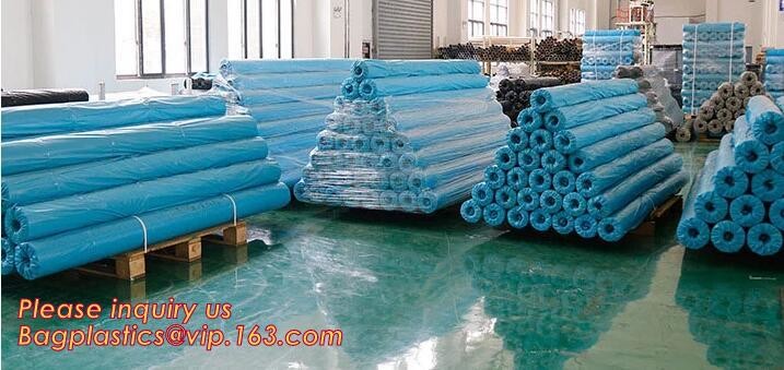 Carpet protectivDustless Warehouse PE Protection Films for Dust Control,Plastic sheet builders film black color 2mx100m,