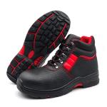 Mining Industrial Safety Shoes Anti Impact Leather Slip Resistant Shoes Anti