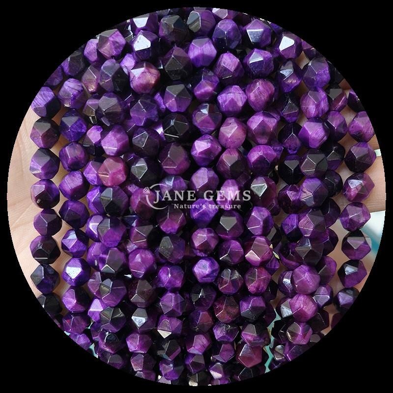 Multi color Healing Energy Faceted Delicate Stone Beads Green Tiger's Eye for Jewelry Making