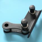 Textile Finishing Machine Spares Bruckner Stenter Chain Link Black Color Steel