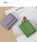 SMALL WALLET STUDENT LYCHEE PRINT WOMEN'S PURSE CARD BAG CHANGE BAG MONEY CLIP