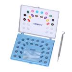 Dental Metal Self Ligating Braces , Orthodontic Damon Q Braces Mini Roth 022