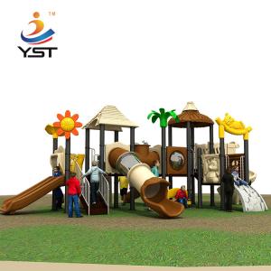 Wholesale PVC Coated Kids Outdoor Play Slide Park Amusement Equipment from china suppliers