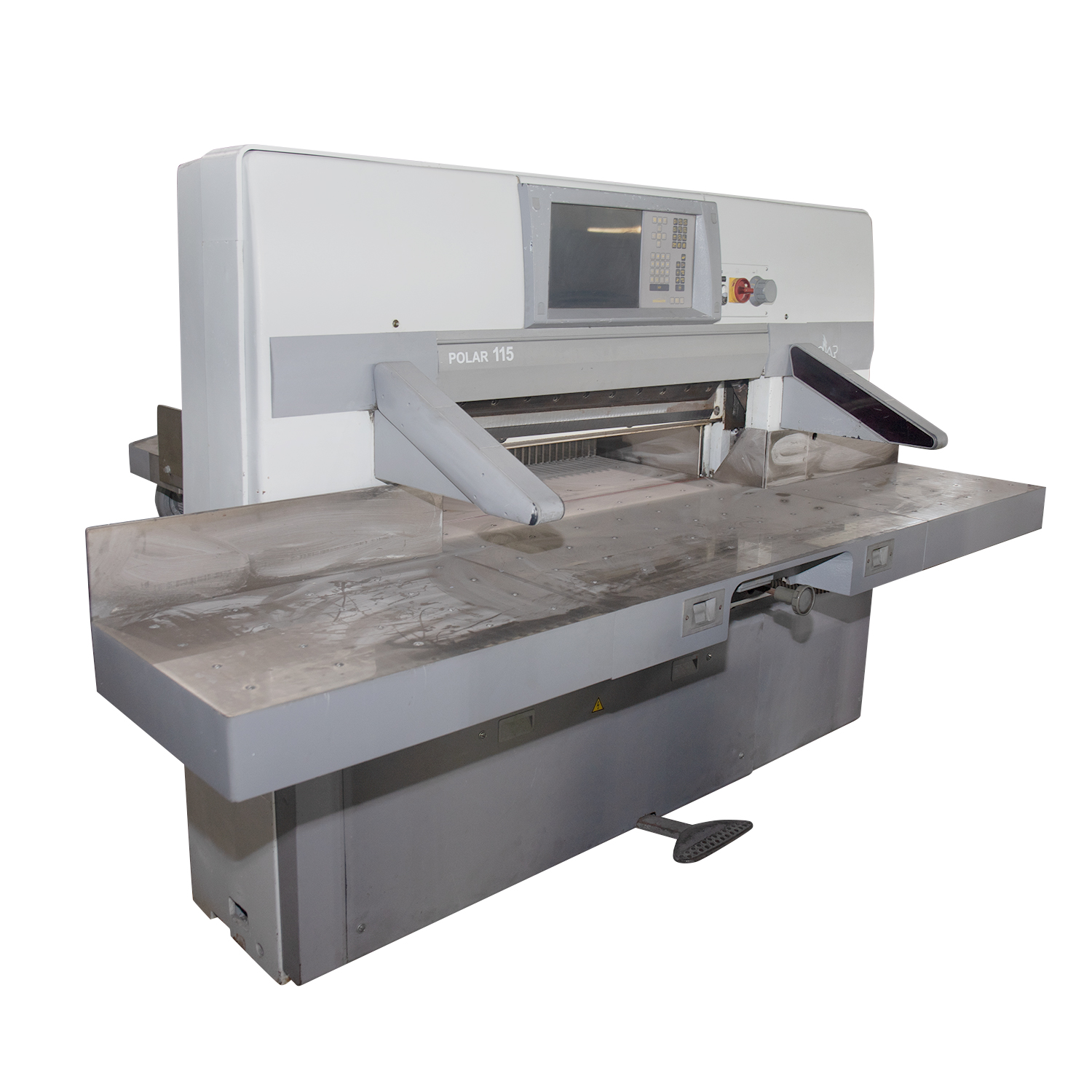 Used Automatic Industrial Guillotine Paper Cutting Machine Polar 115XC Weight 3500KG
