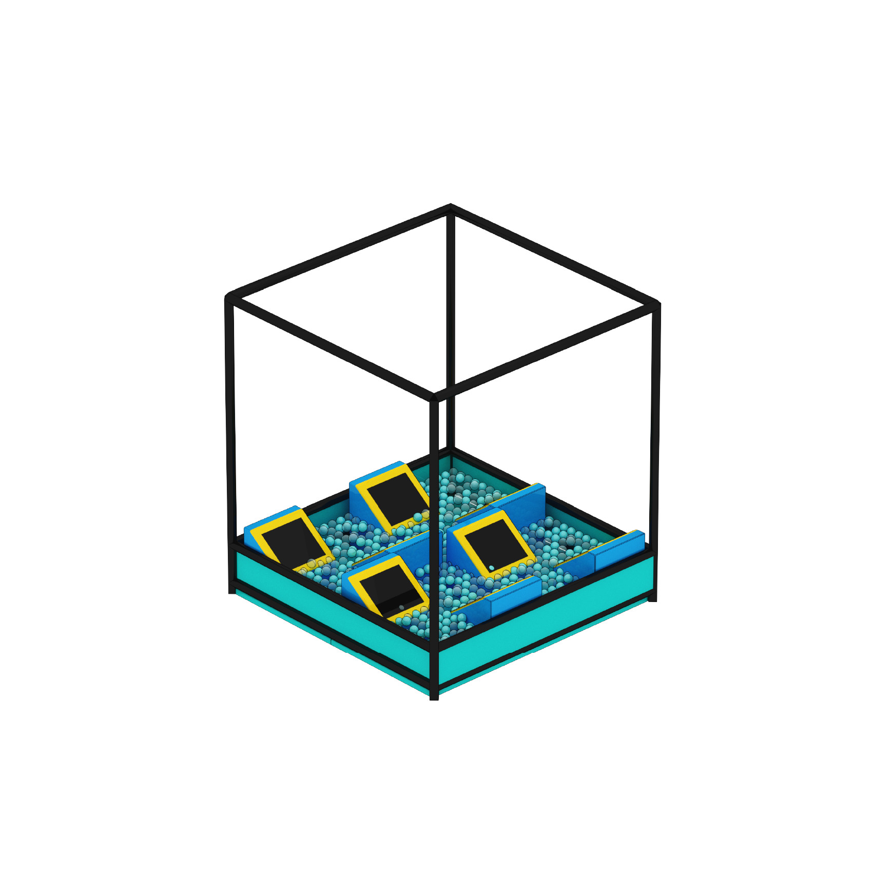 Double Layer Junior Ninja Course Equipment For Indoor Playground