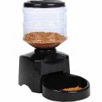 Capacity 5.5L Automatic Pet Feeder , Pet Food Dispenser Multifunction Black