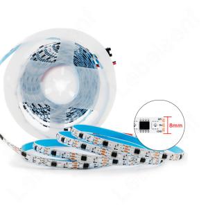 Wholesale 8mm Narrow LED Pixel Strip Light , RGB 5050 3535 Magic Dream Color LED Strip from china suppliers