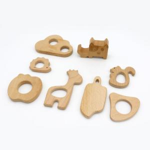 Wholesale Animal shaped Wooden Baby teether Ring from china suppliers