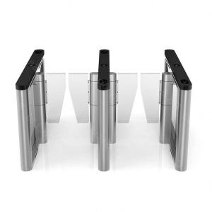 Wholesale Tempered Glass Speed Barrier Turnstile Gate Infrared Anti Pinch from china suppliers