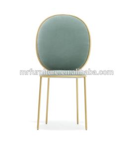 Wholesale Nika Zupanc High Fashion Armless Stay Dining Chair in teak pink velvet fabric from china suppliers