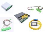 1x16 Fiber Optic PLC Splitter SC UPC SM G657A1 Mini Steel Tube 1 Meter 900um