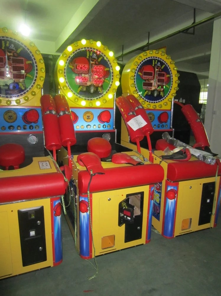 Boxing Champion Arcade Video Game Machine For Adult Wood Frame Material