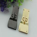 Special custom fashion bag accessory gold metal twist turn lock with nickel free