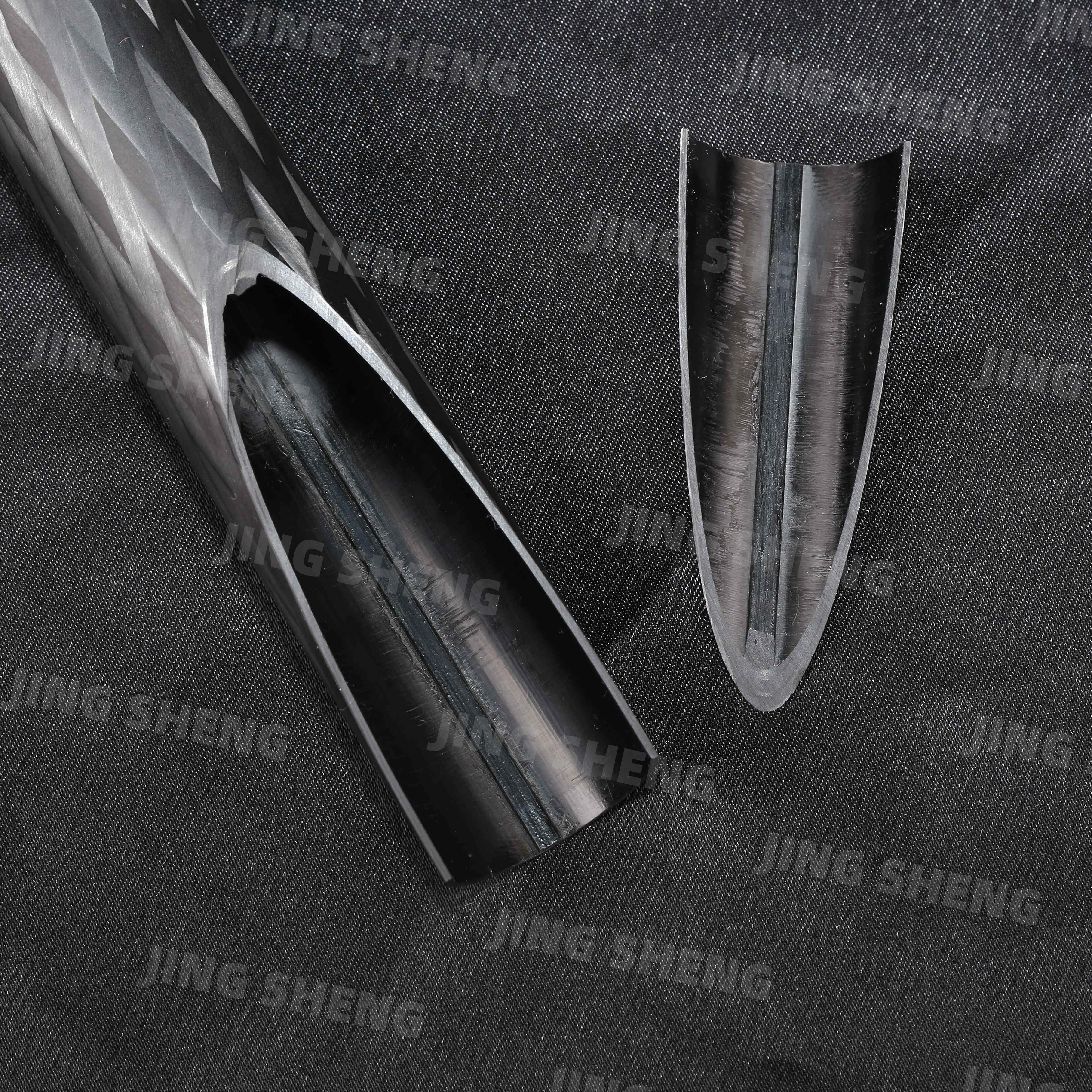 Matte Black Carbon Fiber Round Tube CROSS-WOVEN Surface For Drone Frame Bicycle Parts