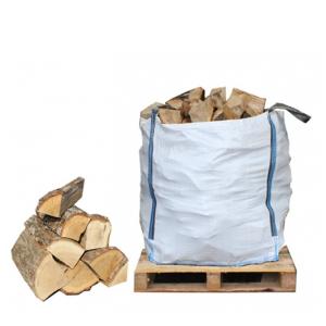 Wholesale 4 Panels Breathable PP Woven Bulk Bag 1000-1500 Kgs Loading Weight For Firewood from china suppliers