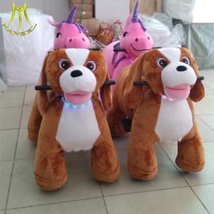 Wholesale Hansel fun games children plush animal zoo kids riding horse toy for sale from china suppliers
