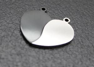 Wholesale Titanium steel heart-shaped couple necklace pair stainless steel half-heart splicing hanging tag wholesale engraved logo from china suppliers