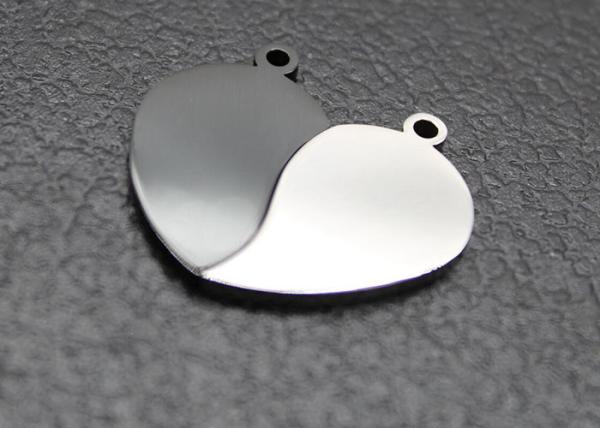 Titanium steel heart-shaped couple necklace pair stainless steel half-heart