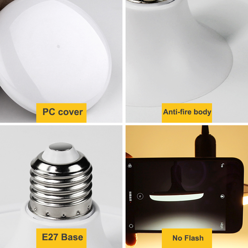 Working Temperature -35 55C 20W 30W 40W 50W 60W LED Bulb UFO
