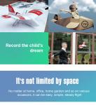 Indoor Mini Glider Foam Remote Control RC Airplane 3.7V Battery Powered