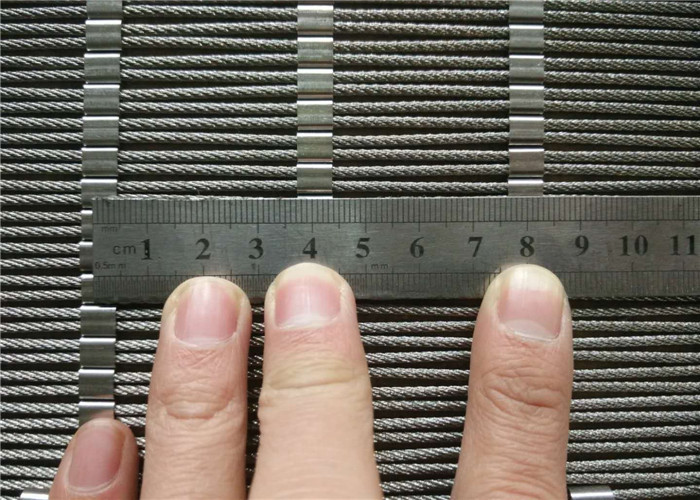 Versatile Stainless Steel Wire Netting Smooth Surface Rust Protection For Guardrail
