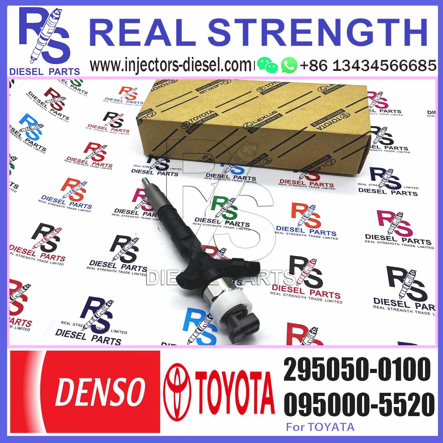 295050 0100, Original and new Fuel Injector 23670-30190 23670-30196 295050-0100