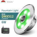 SMD3535 SS316L Color Changing Fountain Lights 6W IK10
