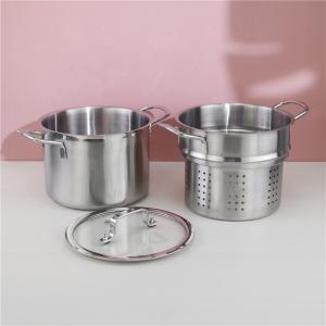Wholesale Stainless Steel Kitchen Soup Pots For Home Customized Logo from china suppliers