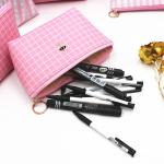Travel Cute Pink Makeup Pouch Mini Cosmetic Bag For Women Girls
