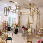 Birthday Decoration Backdrop With Flowers Party Supplies Frame Standing Hall