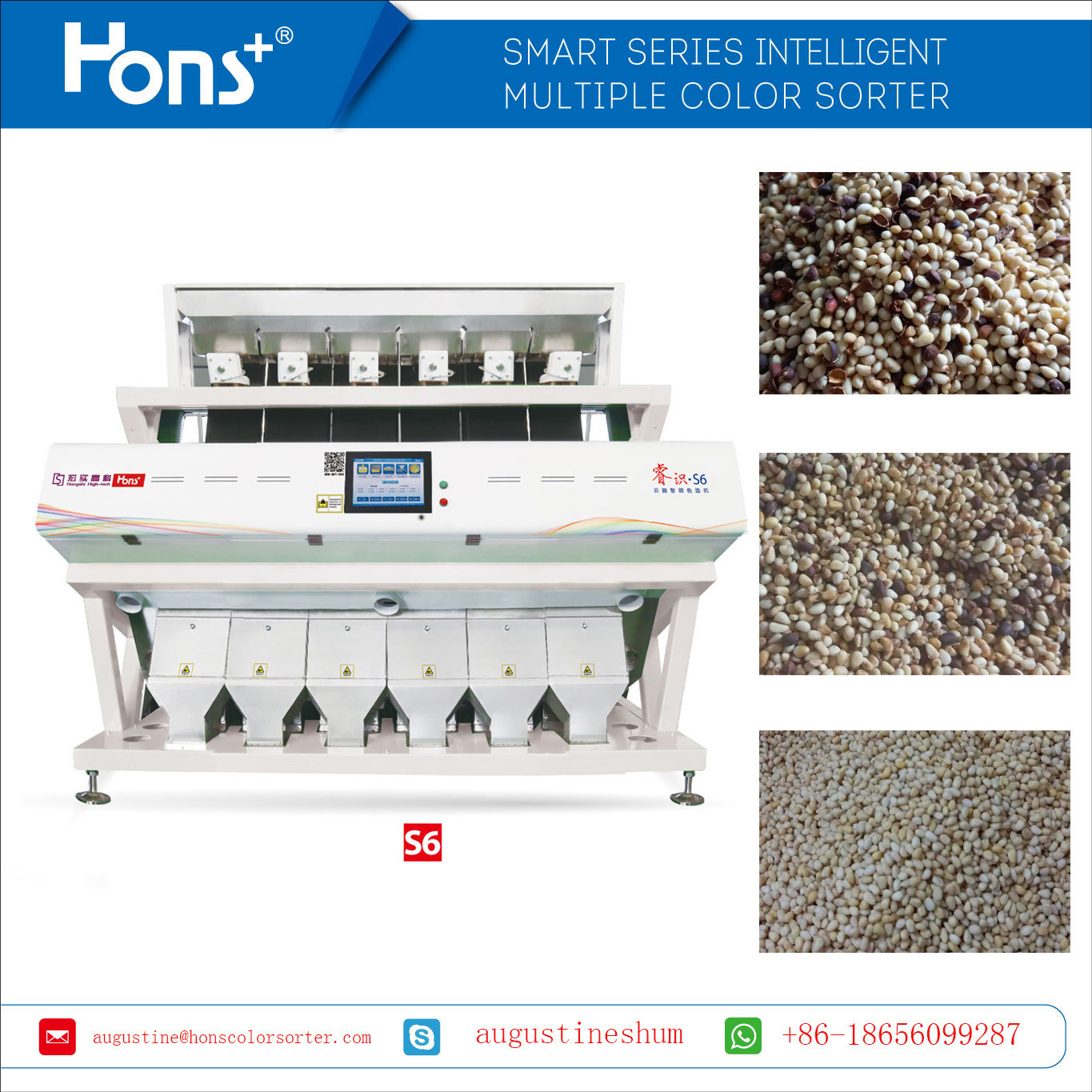 Agriculture Machine Pine Nut Kernel Color Sorter Nuts Sorting Machine