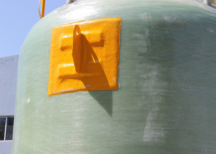 Water Pretreatment FRP Chemical Tank Cylindrical 3600mm*5210mm