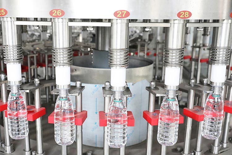Automatic Rotary PET Bottle Mineral Pure Water Filling Machine 500ml For Bottling Plant