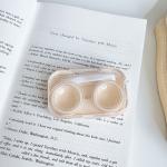 OEM Cosmetic Contact Lenses Box For Eyes Travel Kit Holder Container