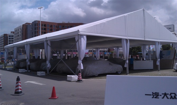 Parties Fancy Huge Outdoor 25x50m Vehicle Storage Tents UV - Resistant