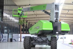 Wholesale Max.Lifting height 95ft telescopic straight boom Lift with outreach 69ft from china suppliers