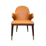 Luxury Back PU Leather Hotel Dining Chair Furniture Restaurant ODM