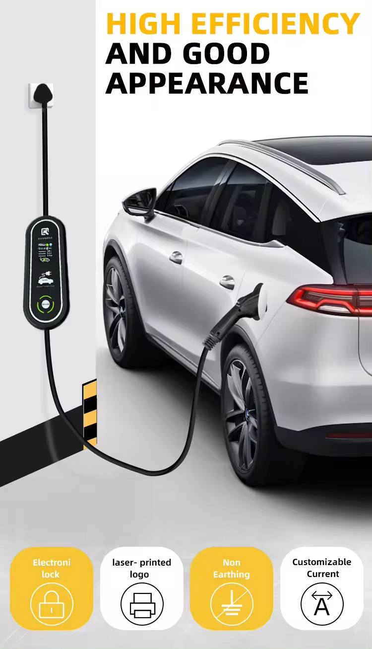 3.5KW 220v Type1 SAE J1772 Portable EV Charging Box for Type1 Electric Vehicles 220v
