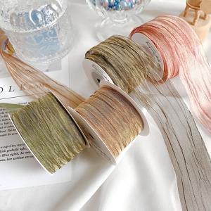 Wholesale Polyester 38mm Organza Ribbon Eco Friendly Pale Pink Organza Ribbon from china suppliers